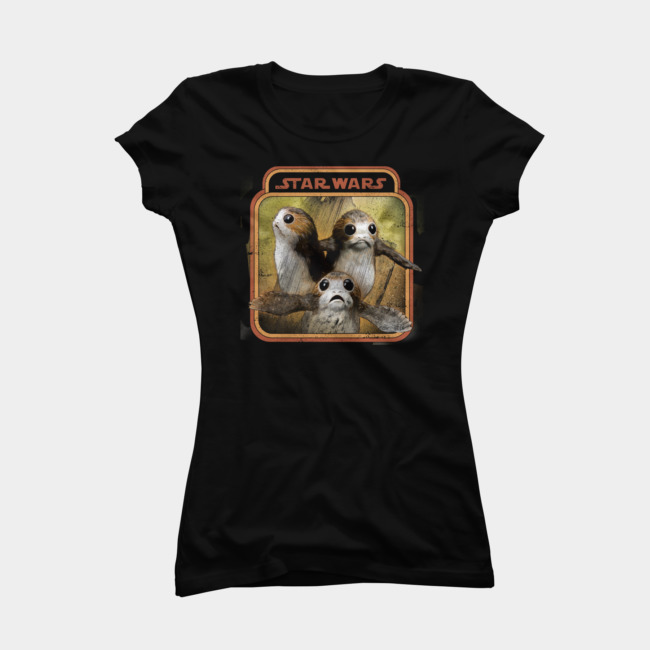 Women's Star Wars The Last Jedi porg t-shirt by Design By Humans