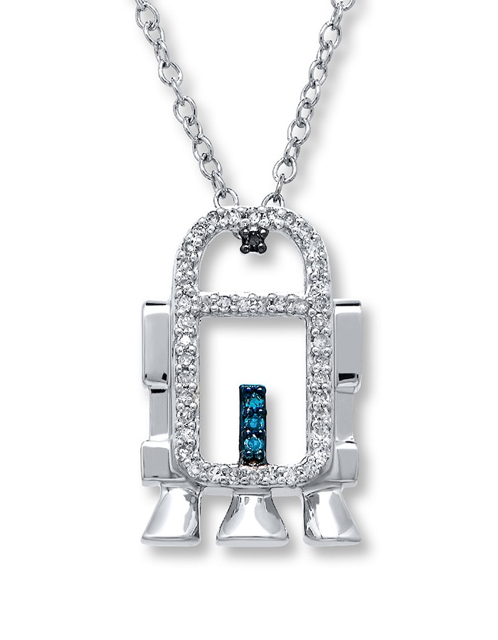 Kay Jewelers x Star Wars R2-D2 necklace