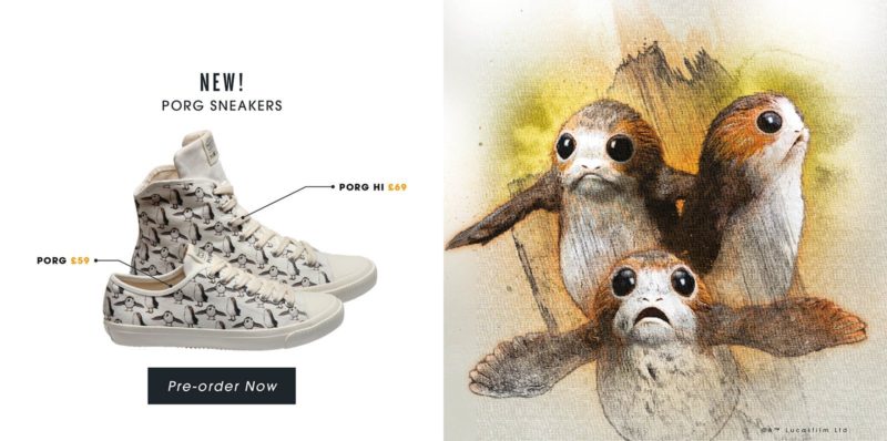 Po-Zu x Star Wars The Last Jedi Porg sneakers