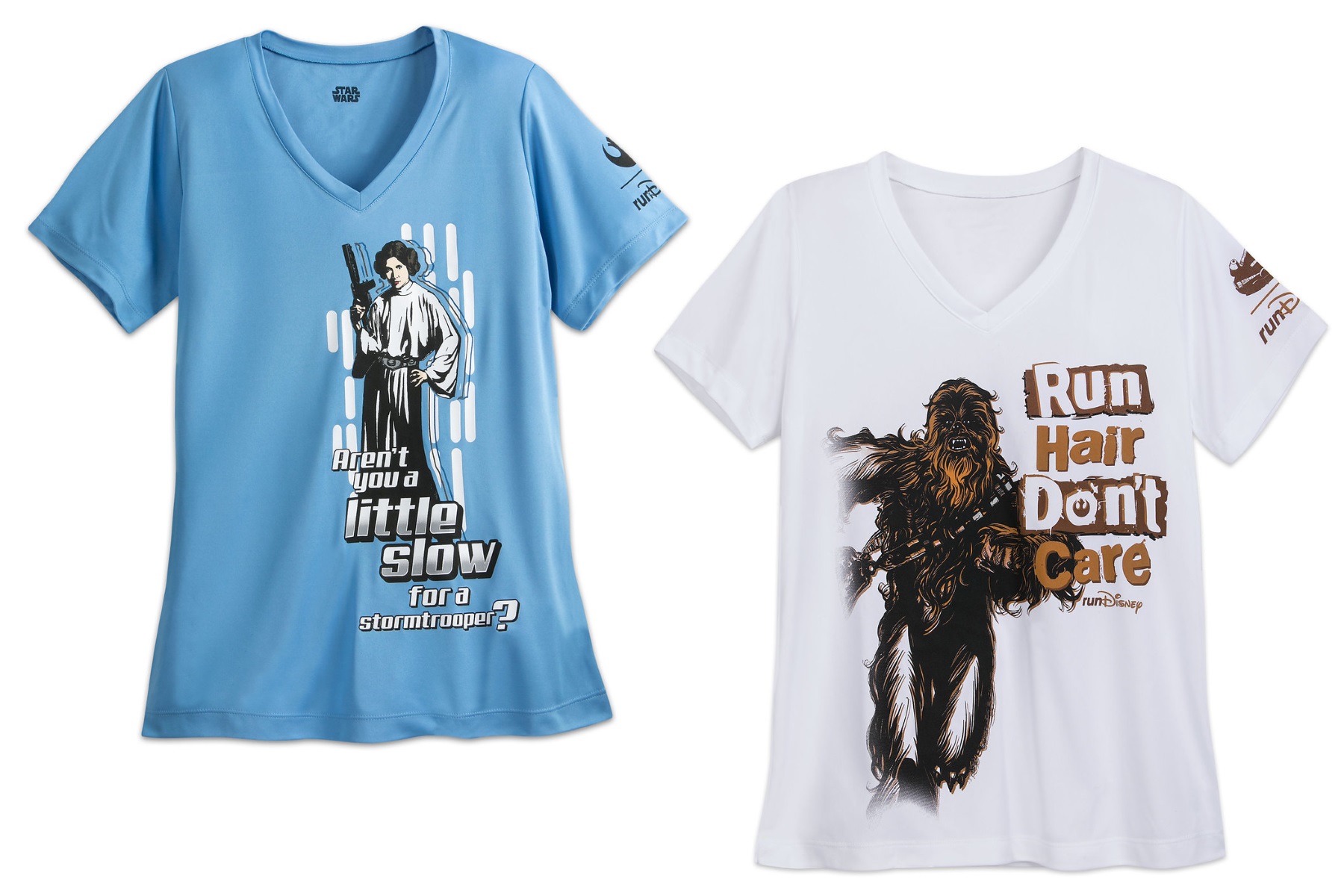 T-shirt Star Wars Femme Han Solo Et Chewbacca Bleu Clair - Taille 2XL - Occasion Très Bon état