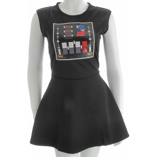 Star Wars Darth Vader mesh-back cosplay dress at StylinOnline