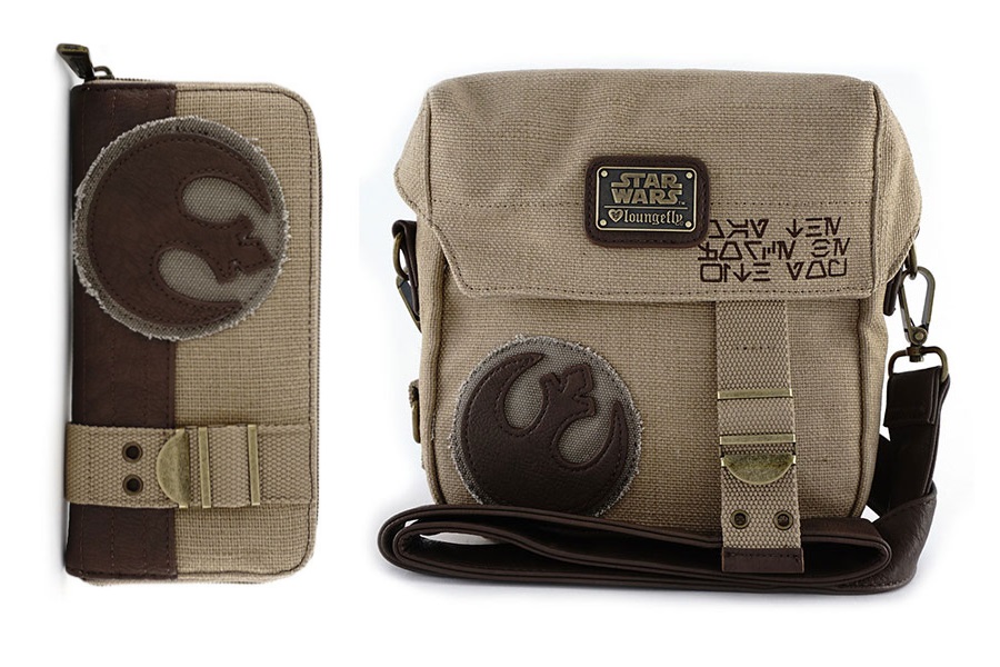 Loungefly x Star Wars Rey Rebel crossbody bag and wallet at ThinkGeek