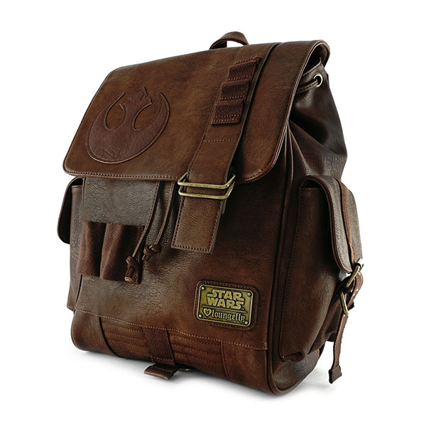 Loungefly x Star Wars Rey faux leather backpack at ThinkGeek