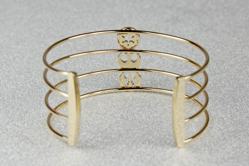 Women's Body Vibe x Star Wars Symbols Cuff Bracelet available at ThinkGeek