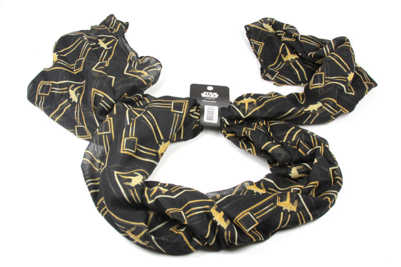 Women's Loungefly x Star Wars The Last Jedi X-Wing Fighter Art Deco lightweight fashion scarf available at ThinkGeek