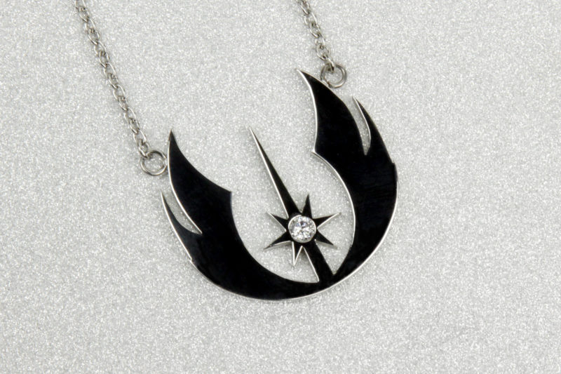 Body Vibe x Star Wars Jedi Order Symbol CZ Necklace