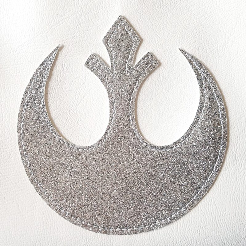 Star Wars inspired Glitter for Carrie Princess Leia Vinyl Zippered Pouch by BenaeQuee Creations on Etsy