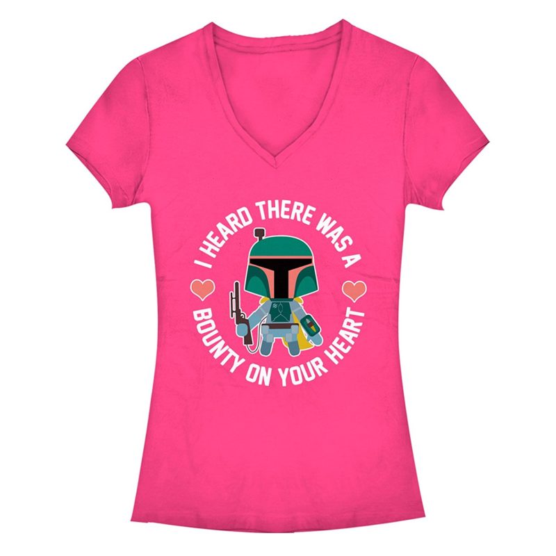 Women's Fifth Sun x Star Wars Valentines' Day themed t-shirts and tank tops