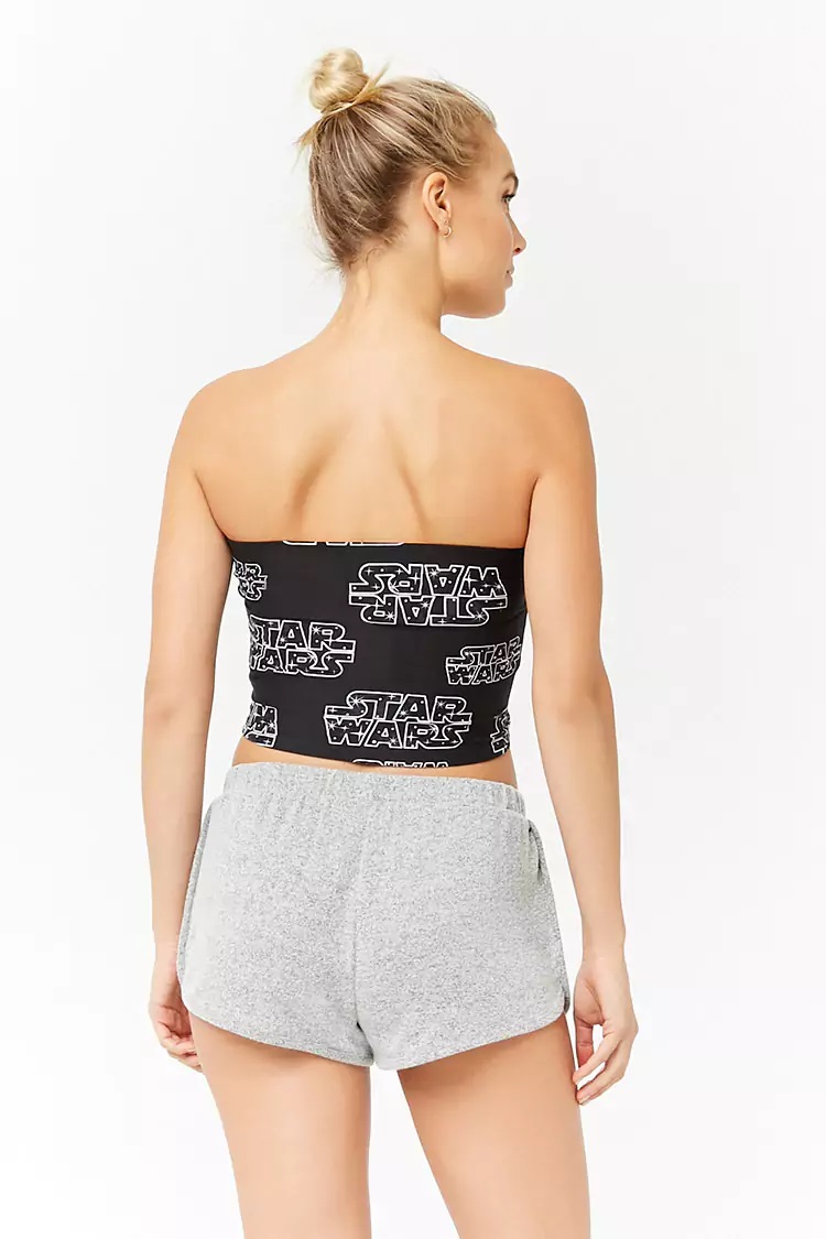 Women's Star Wars logo crop tube top at Forever 21