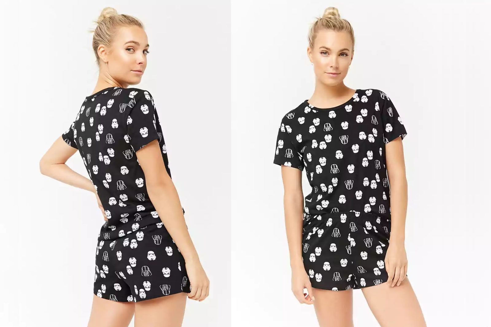 Women's Star Wars Darth Vader and Stormtrooper sleepwear set at Forever 21