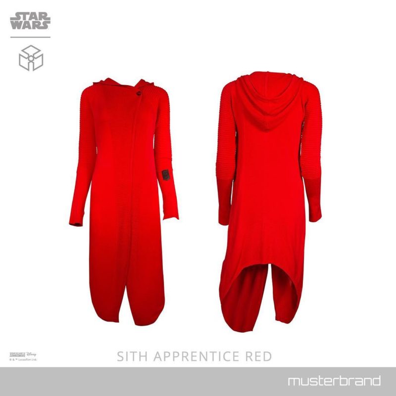 Musterbrand x Star Wars The Last Jedi Sith Apprentice Guardian Red cardigan coming soon