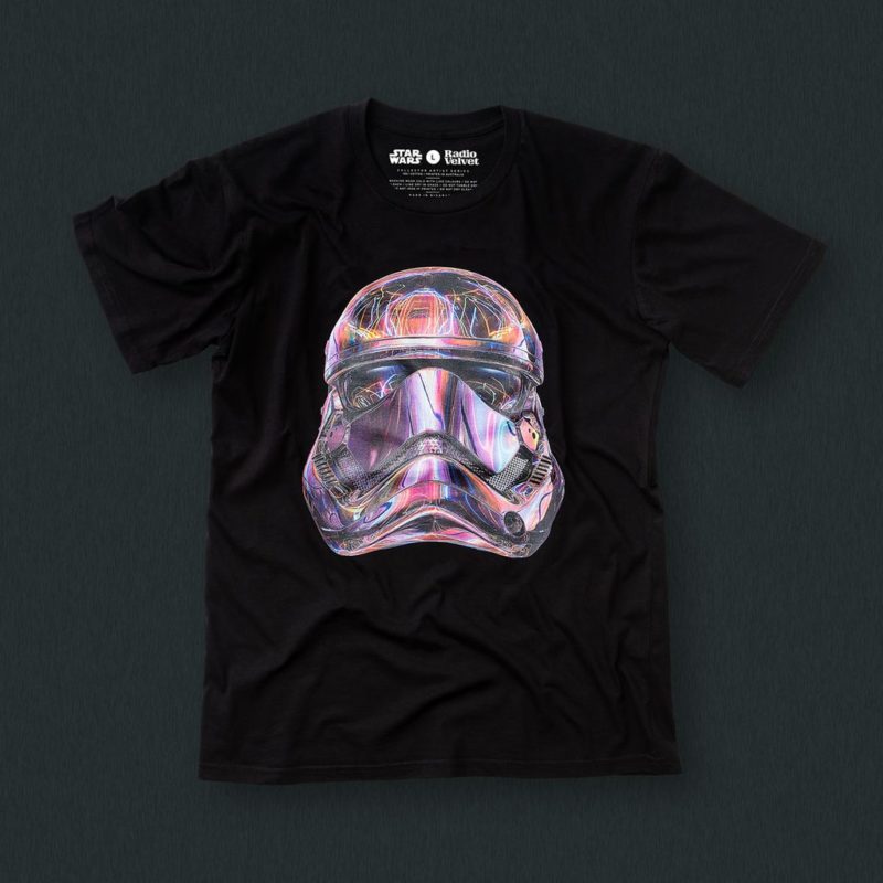 Radio Velvet x Star Wars The Last Jedi artist t-shirts