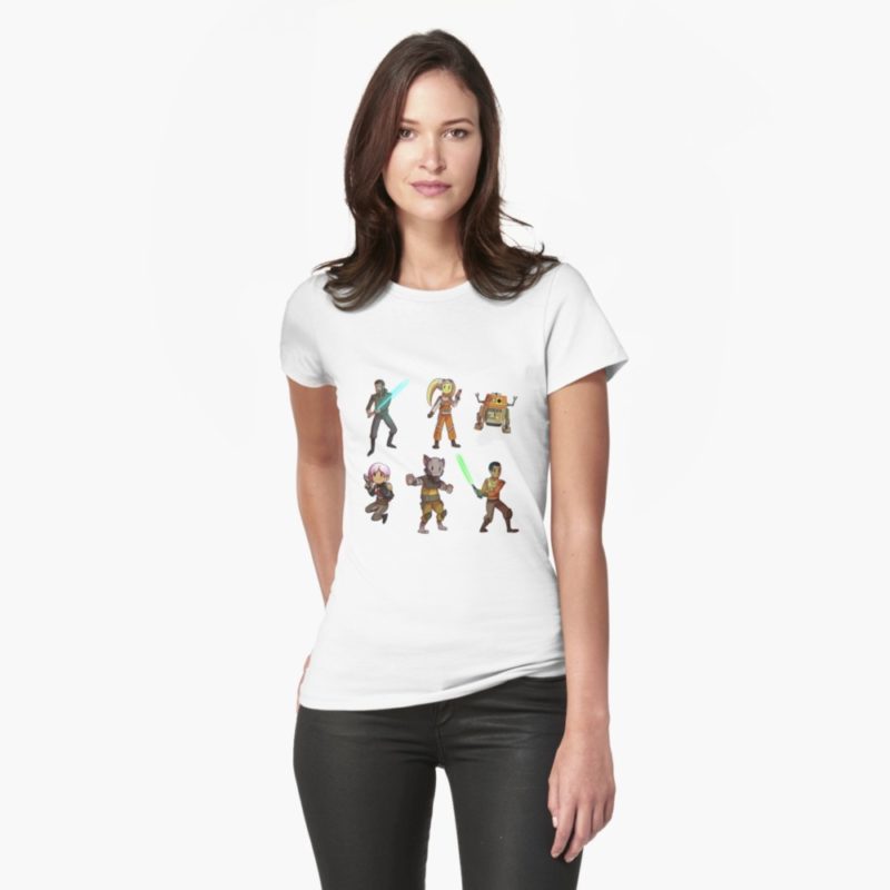 Women's Star Wars Rebels Ghost Crew t-shirt at RedBubble