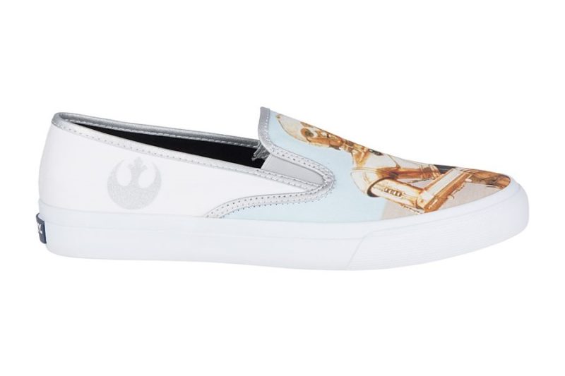 New Sperry x Star Wars Footwear Collection Now Available - The Droids Cloud Slip-On Shoe