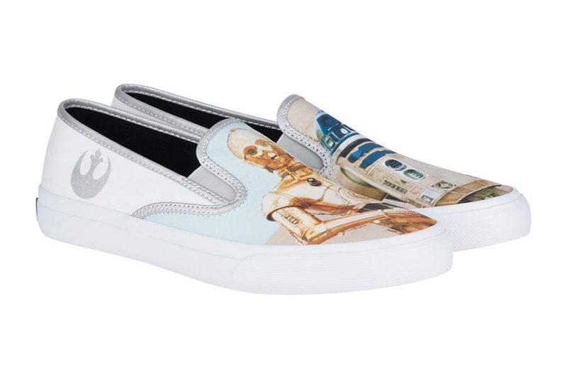 New Sperry x Star Wars Footwear Collection Now Available - The Droids Cloud Slip-On Shoe