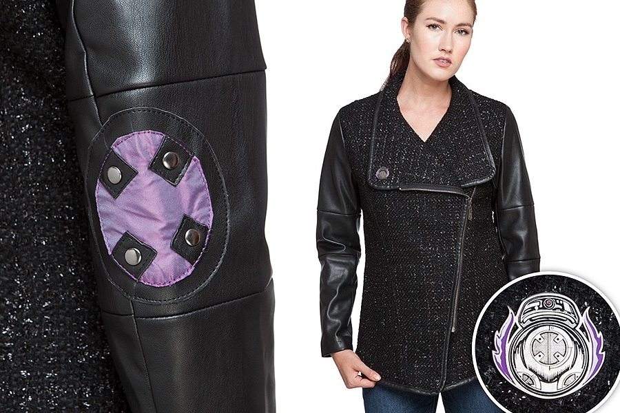 Women's Star Wars The Last Jedi BB-9E draped jacket available exclusively at ThinkGeek