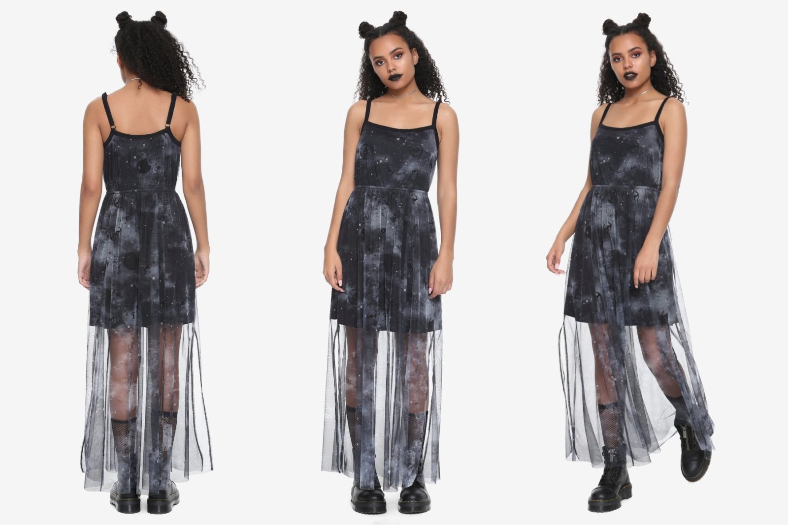 Women's Star Wars Starfighter TIE Fighter maxi dress at Hot Topic