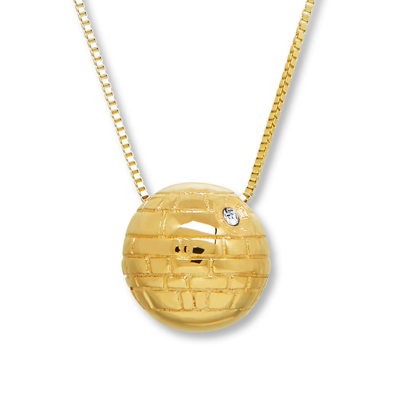 Leia's List - Star Wars Death Star Gold necklace at Kay Jewelers