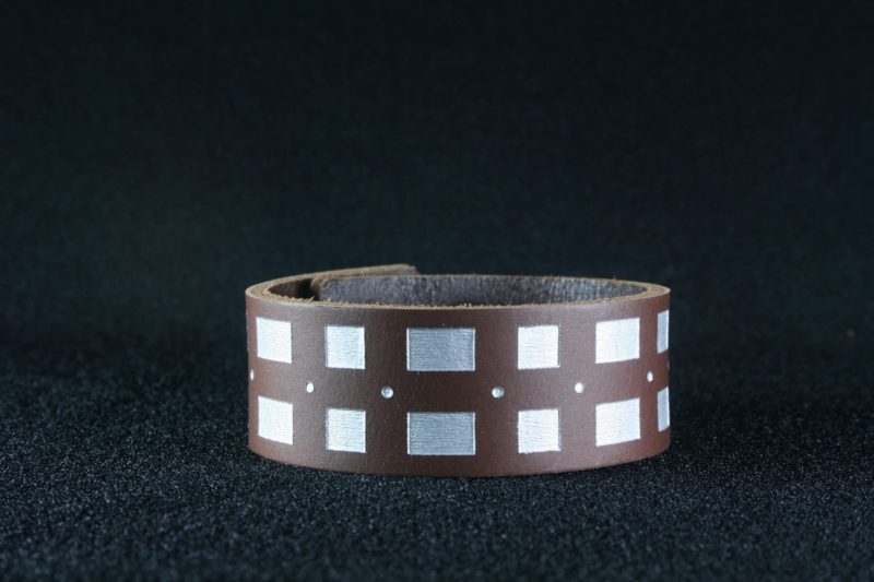 Star Wars Chewbacca inspired leather cuff bracelet by Legendary Costume Works