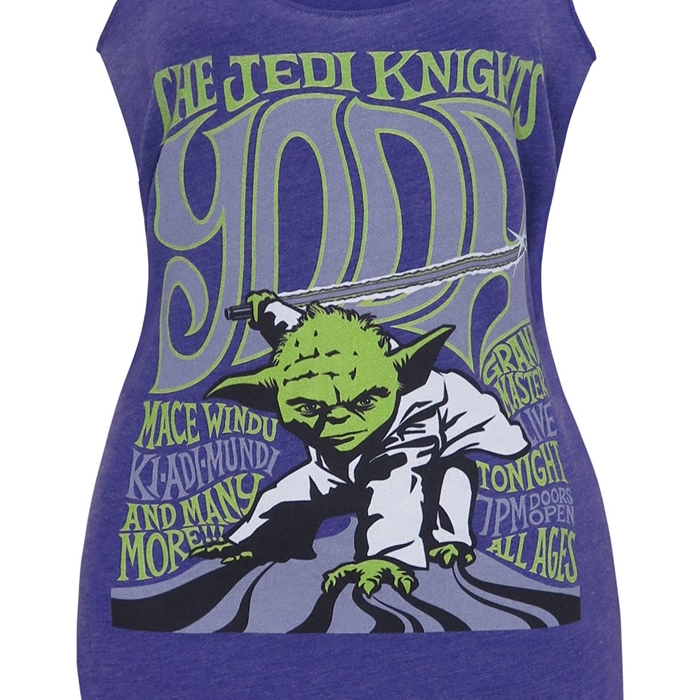 Women's Star Wars Yoda & The Jedi Knights tank top at SuperHeroStuff