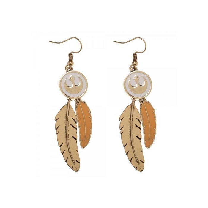 Bioworld x Star Wars The Last Jedi Porg feather drop earrings at Zulily