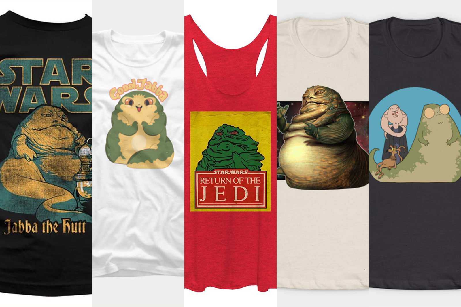 Leia's List - Women's Star Wars Jabba the Hutt themed tops