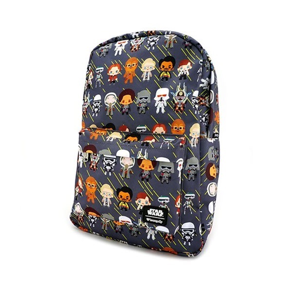Loungefly x Star Wars Solo Chibi Character Print Backpack at Entertainment Earth