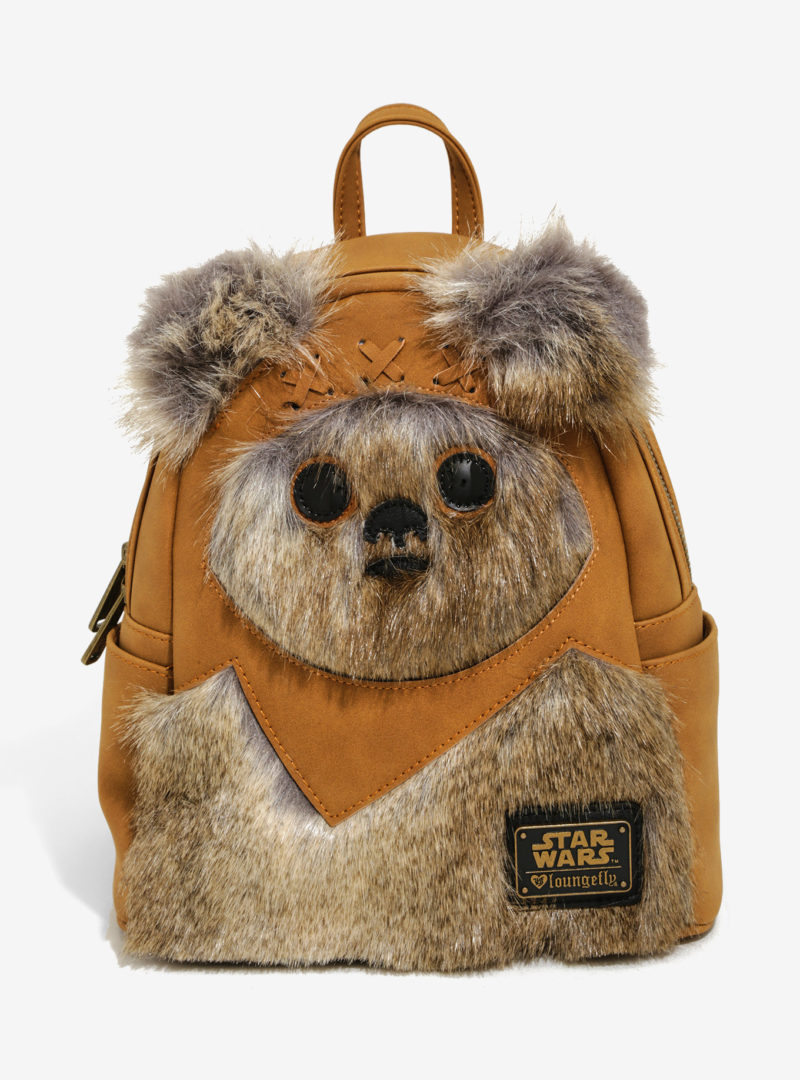 Loungefly x Star Wars Ewok faux fur mini backpack at Hot Topic