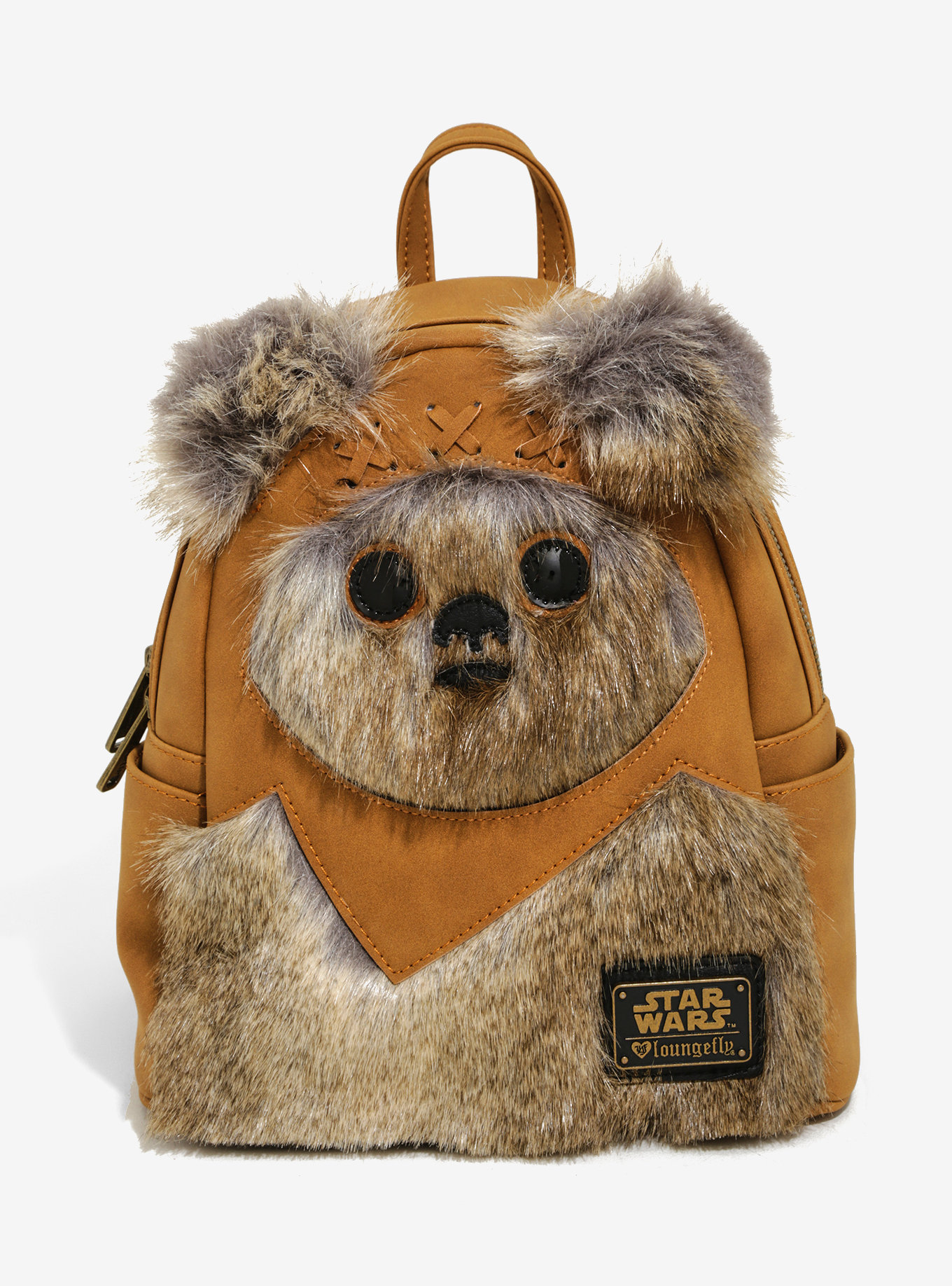 NEW DISNEY Loungefly Star Wars Ewok Furry Mini Backpack 