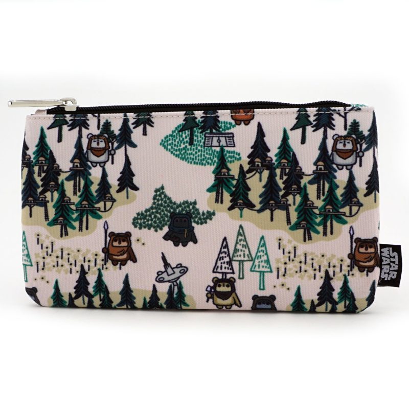 Loungefly x Star Wars Ewok forest printed coin purse/cosmetic bag