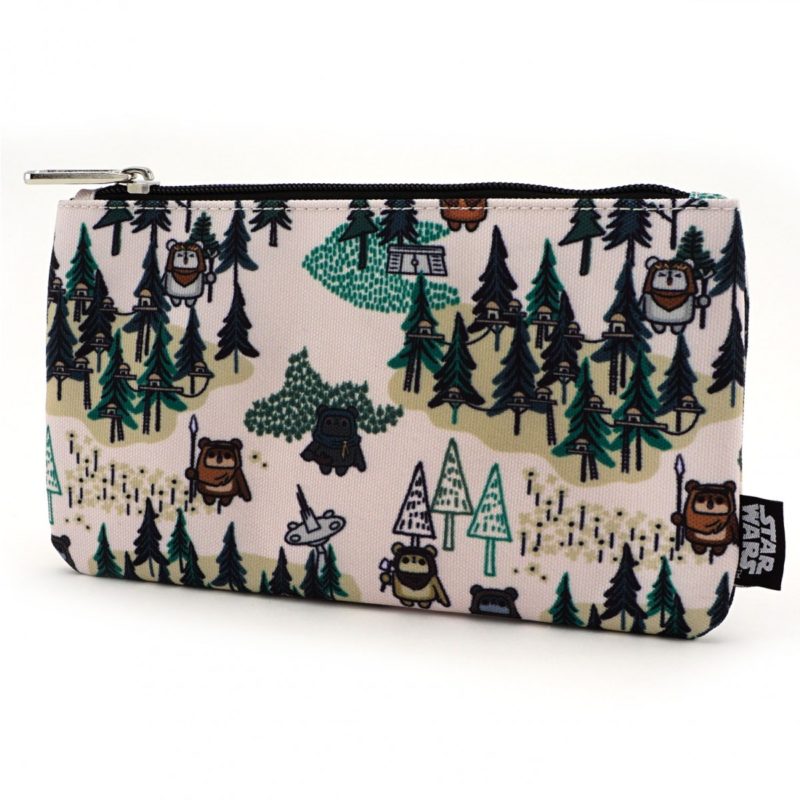 Loungefly x Star Wars Ewok forest printed coin purse/cosmetic bag