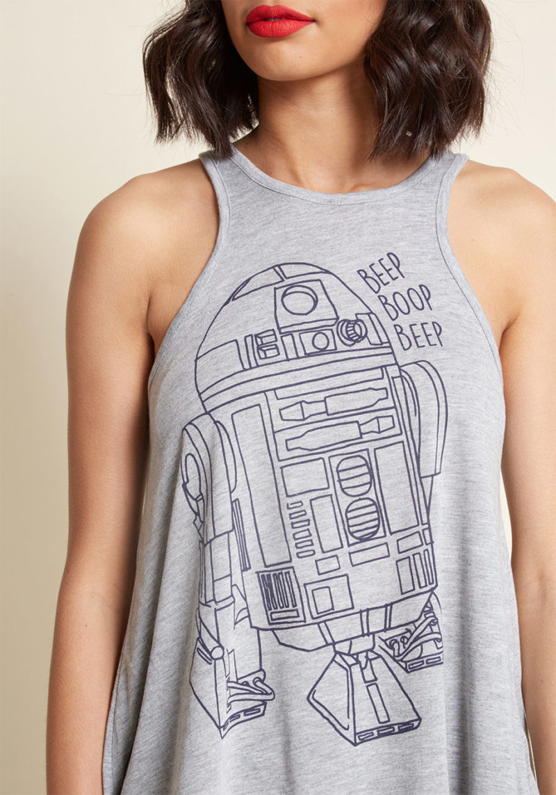 Women's Star Wars R2-D2 tank top at ModCloth