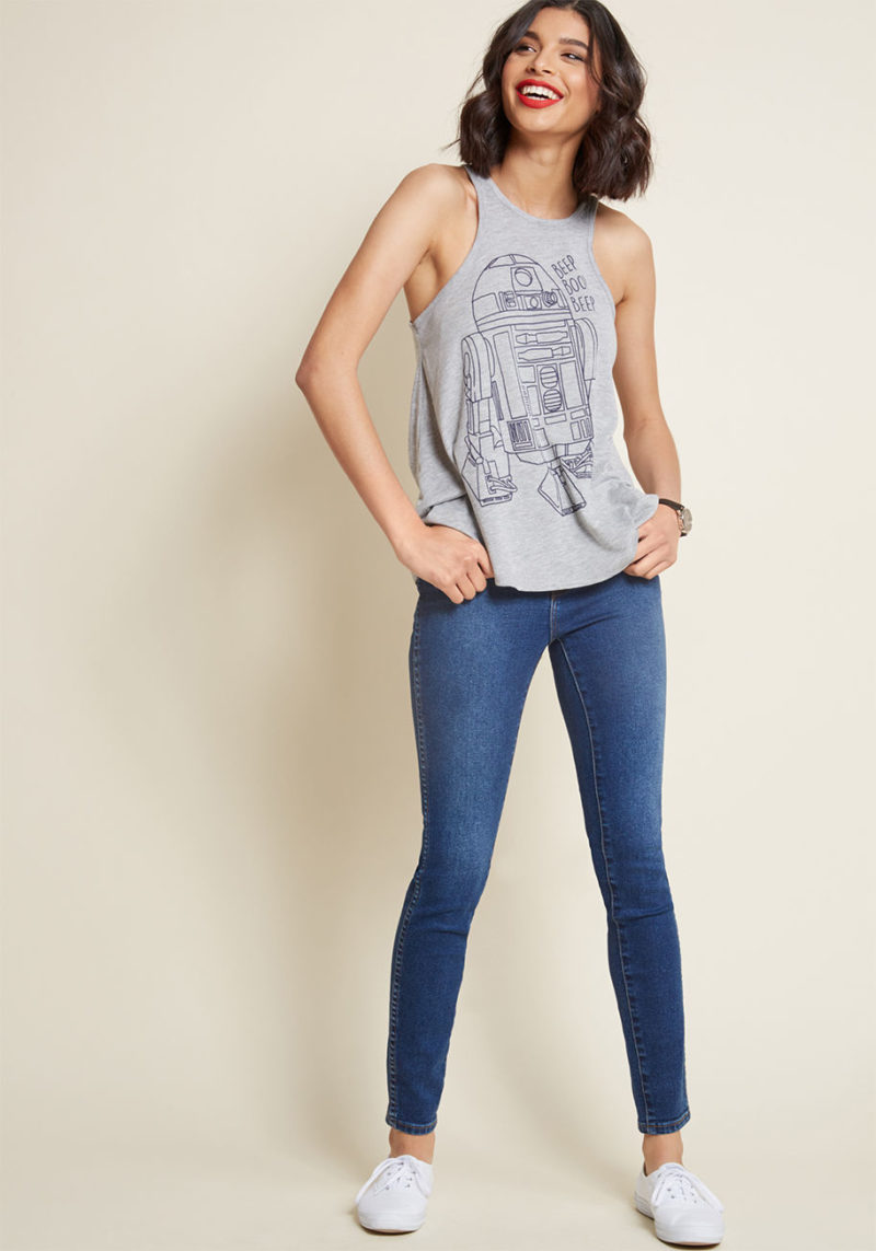 Women's Star Wars R2-D2 tank top at ModCloth