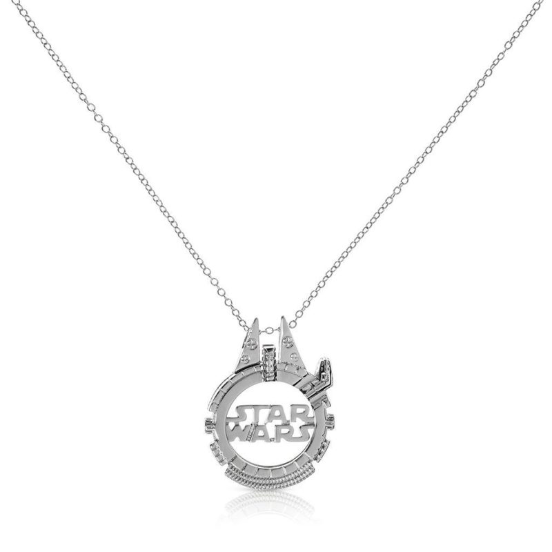 One Force Designs x Star Wars Galactic Changes Millennium Falcon necklace (silver plated)