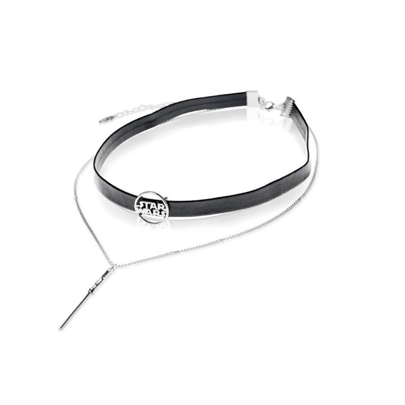 One Force Designs x Star Wars Lightsaber choker necklace (silver plated)