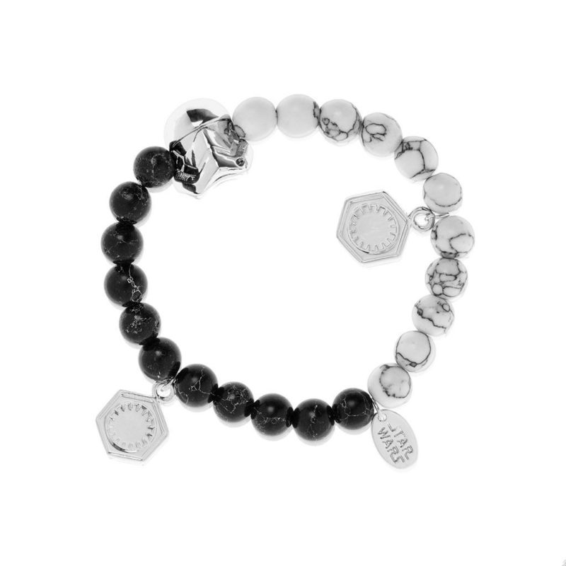 One Force Designs x Star Wars First Order Stormtrooper beaded bracelet (silver plated)