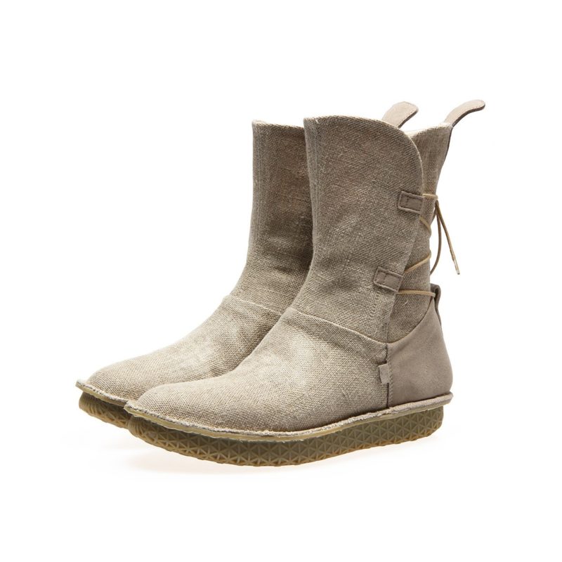 Women's Po-Zu x Star Wars Rey natural linen boots