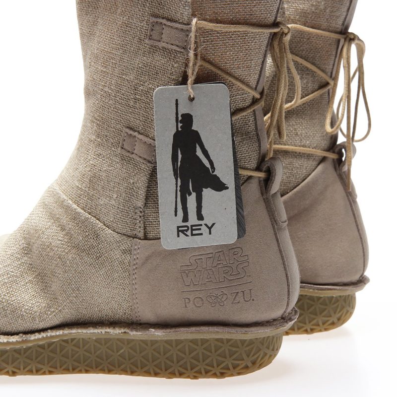 Women's Po-Zu x Star Wars Rey natural linen boots