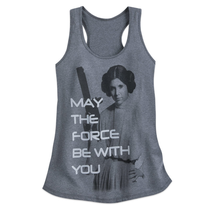 Women's Star Wars Princess Leia May The Force Be With You tank top at Shop Disney