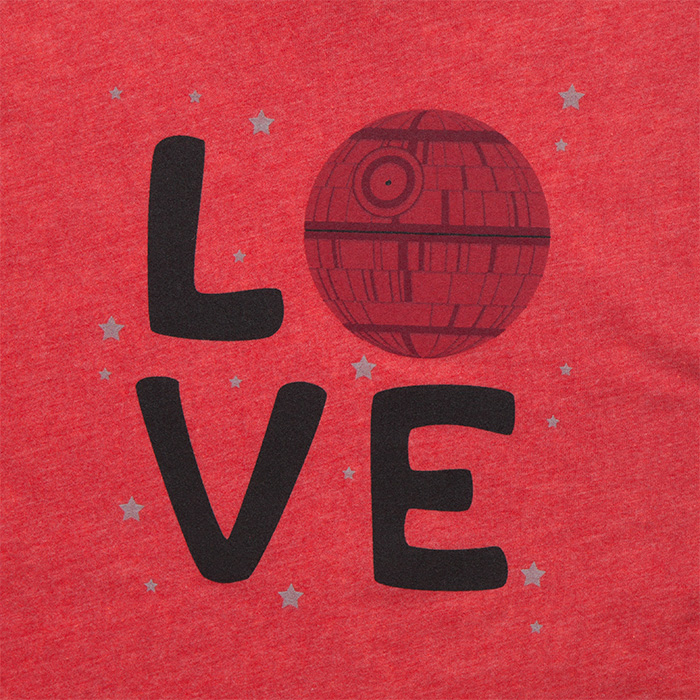 Women's Star Wars Death Star Love tank top at ThinkGeek