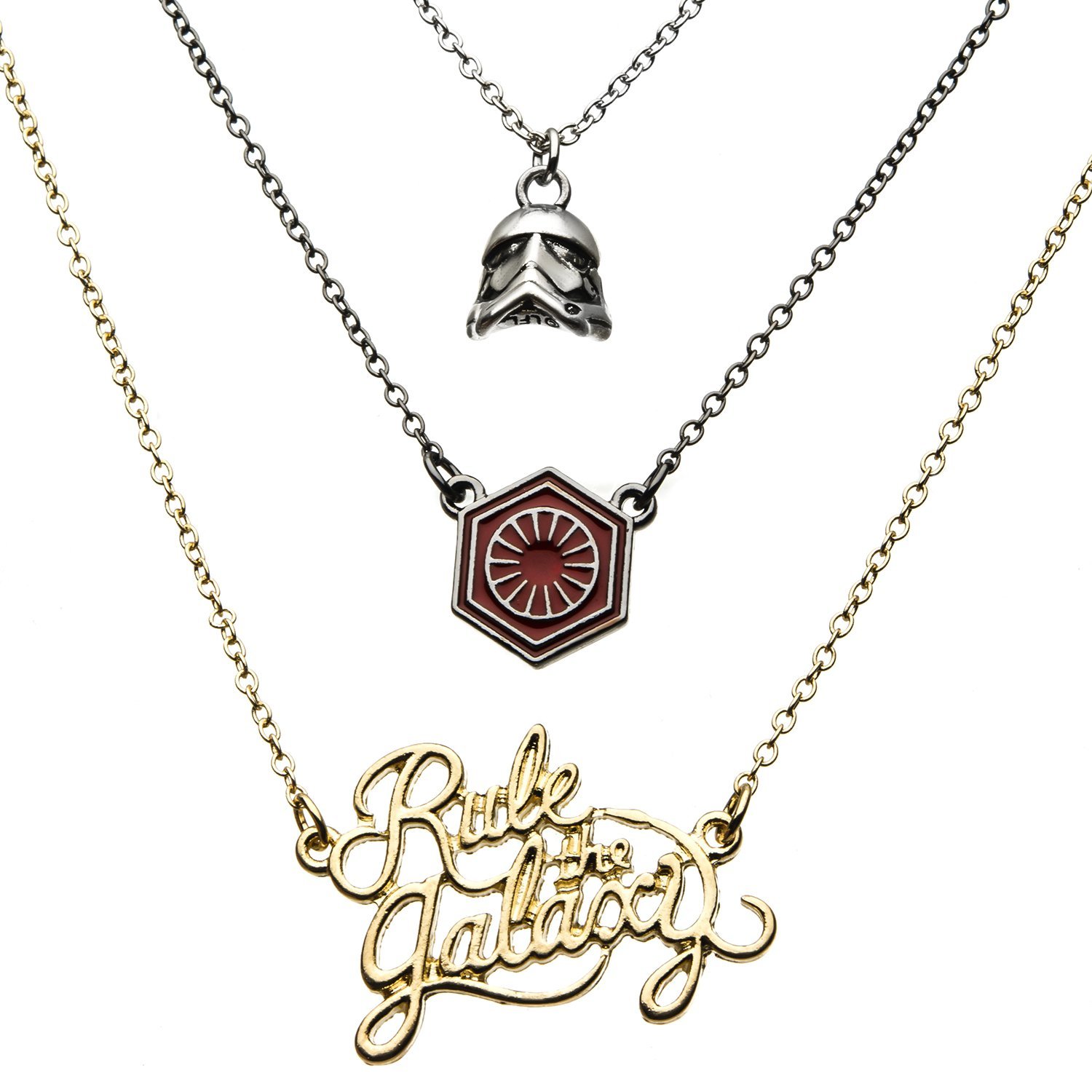 Star Wars First Order Rule The Galaxy Tiered Necklace on Amazon