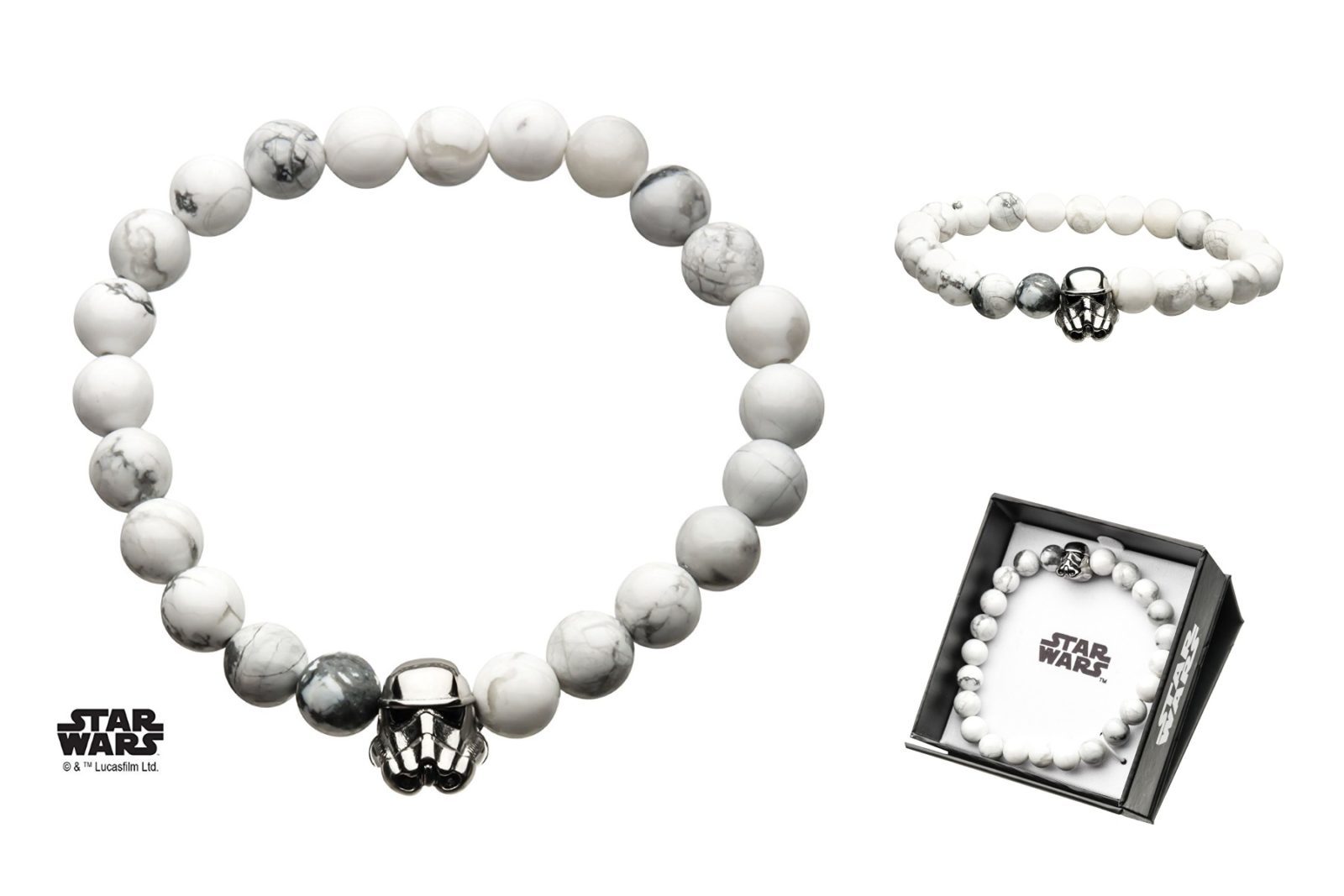 Star Wars Stormtrooper Beaded Bracelet on Amazon