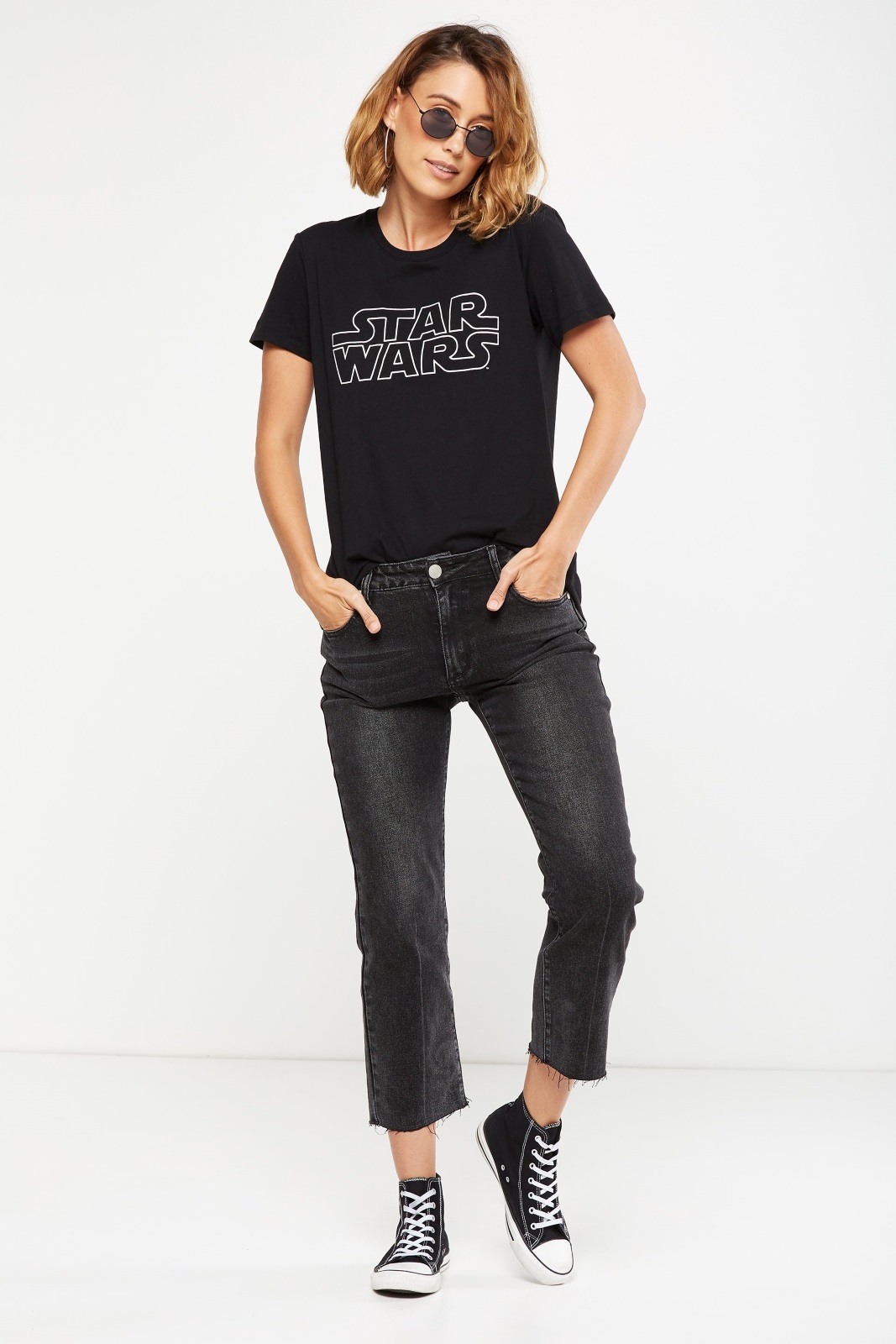Women's Star Wars logo t-shirt at Cotton On NZ