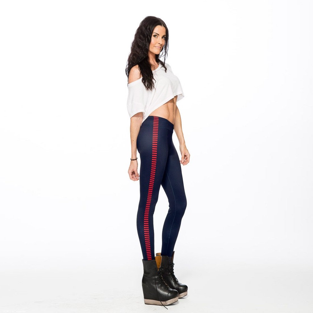 Star Wars Han Solo Inspired Bloodstripe Cosplay Style Leggings by Gold Bubble Clothing