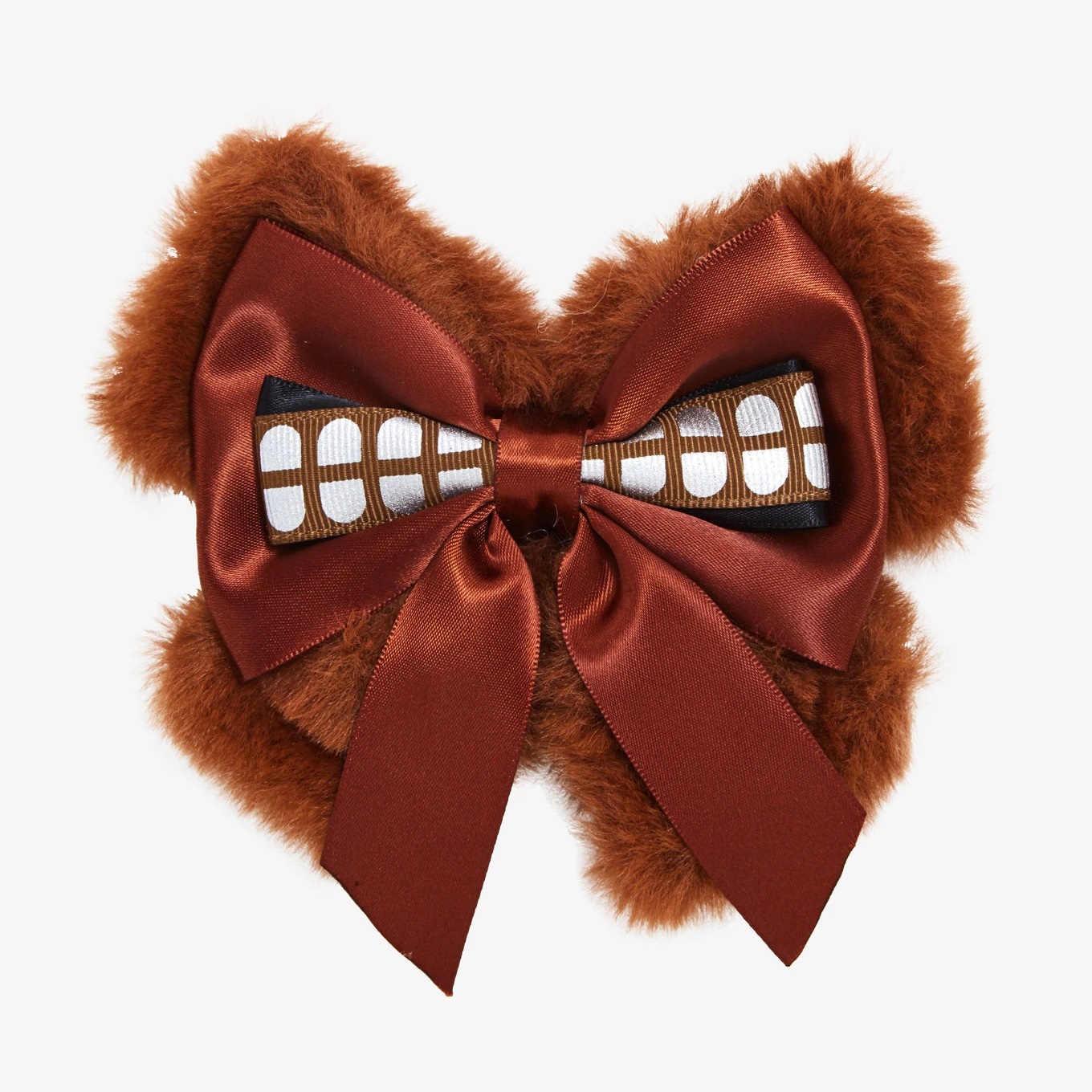 Star Wars Chewbacca Fuzzy Faux Fur Cosplay Style Hair Bow at Hot Topic