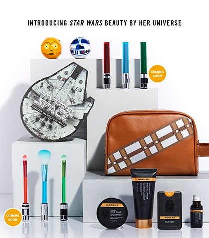 Her Universe x Star Wars Beauty cosmetic range at Hot Topic