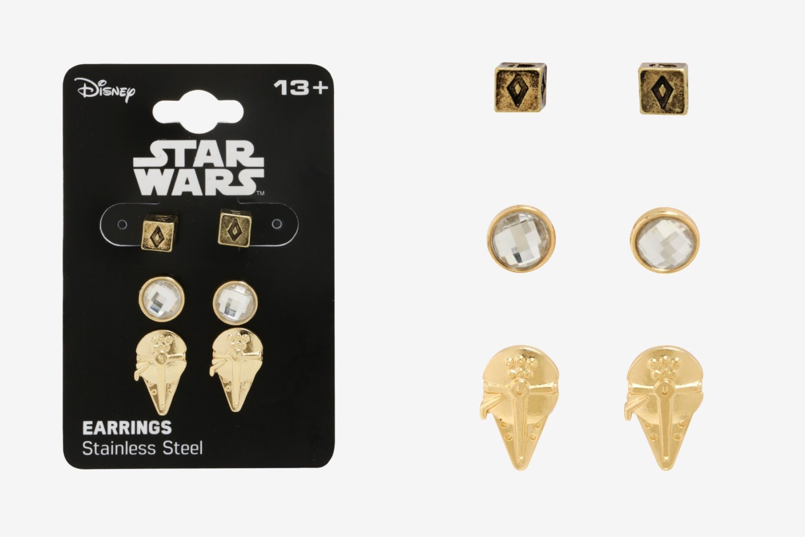 Solo A Star Wars Story Millennium Falcon Dice Stud Earring Set at Hot Topic