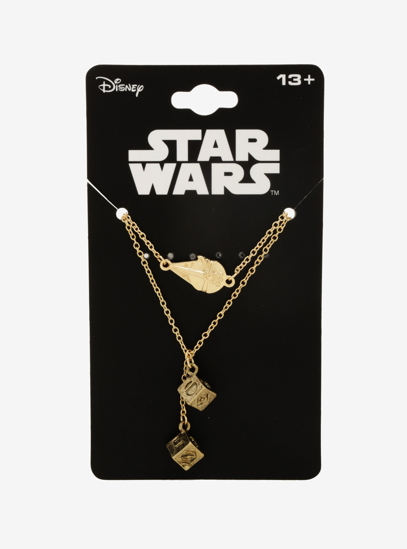 Solo A Star Wars Story Millennium Falcon Dice Layered Necklace at Hot Topic