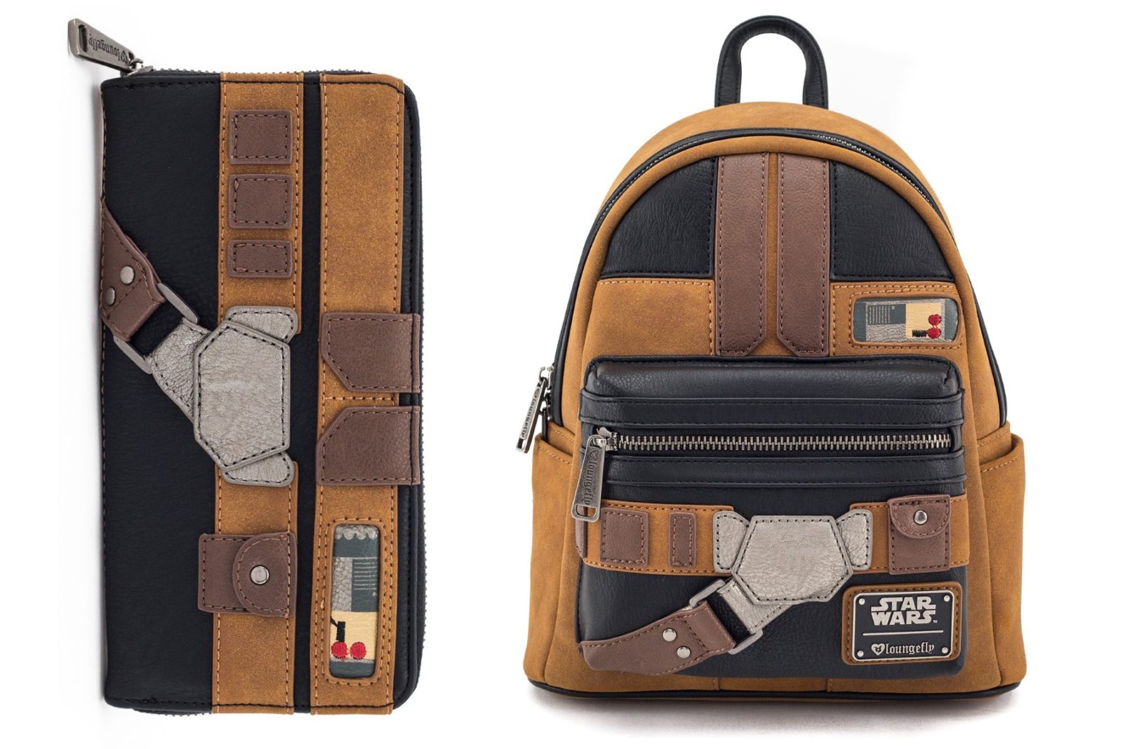 Loungefly x Solo A Star Wars Story Han Solo Cosplay Mini Backpack and Wallet