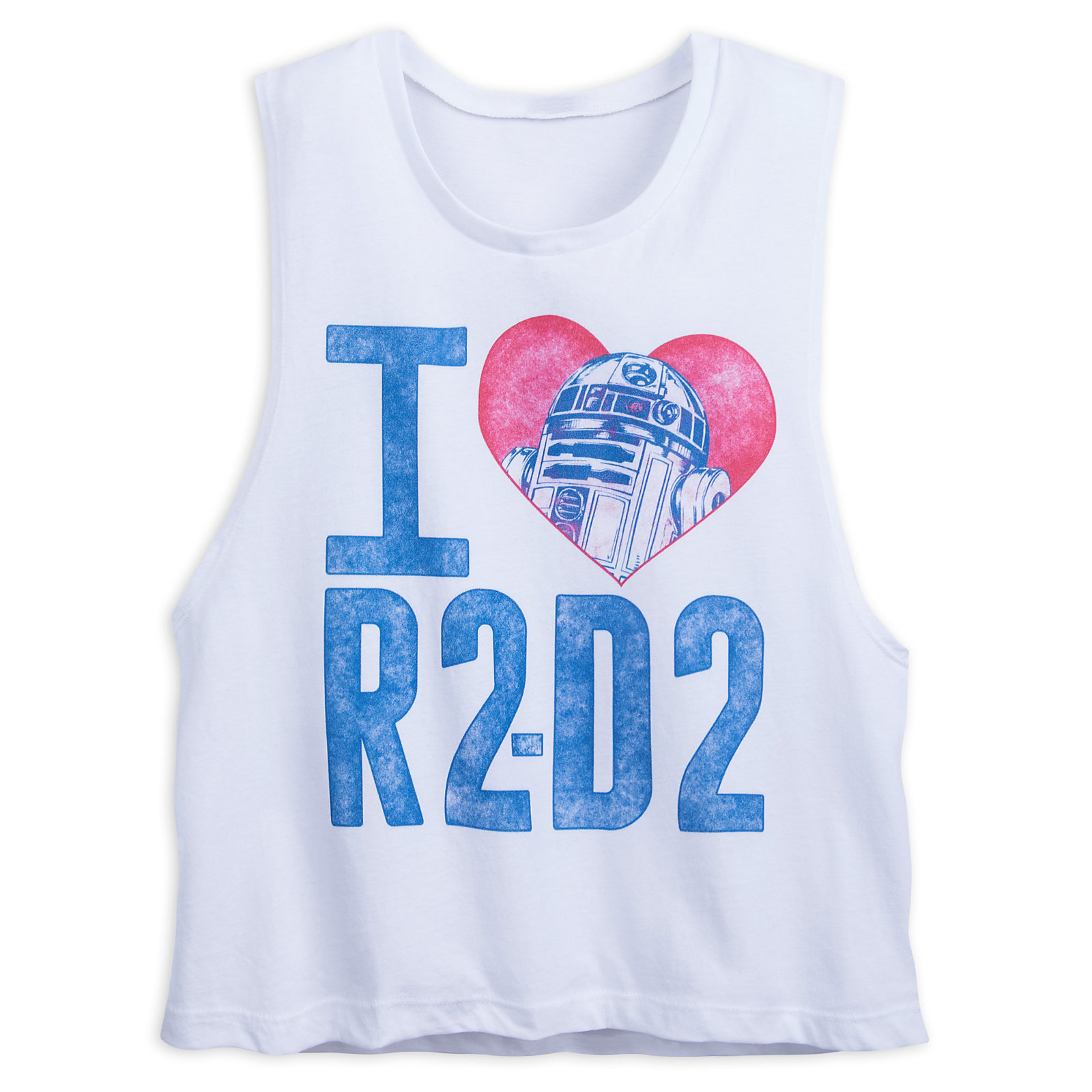 Women's Star Wars I Heart R2-D2 Crop Tank Top at Shop Disney